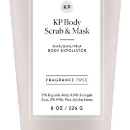 Naturium KP Body Scrub & Mask for Keratosis Pilaris, Bump Eraser Shower Scrub & Exfoliator for Skin, 8 oz