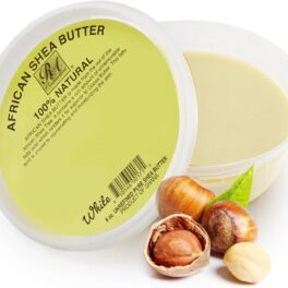 REAL African Shea Butter Pure Raw Unrefined From Ghana"IVORY" 8oz. CONTAINER